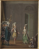 Hilleström, Pehr - King Gustav III of Sweden and Ulrika Eleonora von Fersen