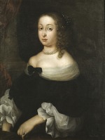 Vallari, Nicolas - Portrait of Hedvig Eleonora of Holstein-Gottorp (1636-1715), Queen of Sweden