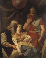 Malmström, August - Örvar-Oddr informs Ingeborg about Hjalmar's death