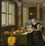 Steenwyck, Hendrick van, the Younger - Lady Playing the Lute