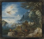 Momper, Joos de, the Younger - Landscape with the Fall of Icarus