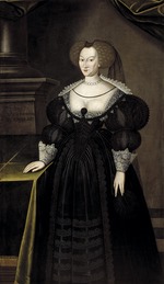 Elbfas, Jacob Heinrich - Portrait of Princess Maria Eleonora of Brandenburg (1599-1655), Queen of Sweden