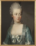 Hickel, Josef - Portrait of Archduchess Marie Antoinette of Austria (1755-1793), Queen of the French