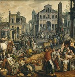 Beuckelaer, Joachim - Market Scene with Ecce Homo