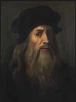 Leonardo da Vinci - Self-Portrait (Lucan portrait)