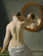 Eckersberg, Christoffer-Wilhelm - Nude from behind (Morning toilet)