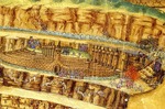 Botticelli, Sandro - Inferno. (Abyss of Hell). Illustration to the Divine Comedy by Dante Alighieri (Detail)