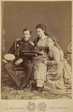 Bergamasco, Charles (Karl) - Grand Duchess Alexandra Iosifovna, Grand Duke Nicholas Constantinovich and Grand Duchess Vera Constantinovna of Russia