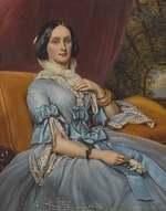 Stieler, Joseph Karl - Caroline Freifrau von Gumppenberg-Pöttmes (1816-1889), née Freiin von Bayrstorff