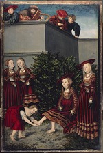 Cranach, Lucas, the Elder - King David and Bathsheba