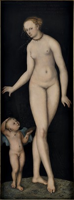 Cranach, Lucas, the Elder - Venus with Cupid the Honey Thief