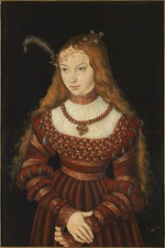 Cranach, Lucas, the Elder - Portrait of Princess Sibylle of Cleves (1512-1554)