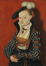 Cranach, Lucas, the Elder - Portrait of Christiane of Eulenau