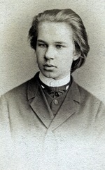 Anonymous - Portrait of the Composer Sergei Ivanovich Taneyev (1856-1915) as student of the Conservatory