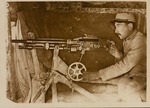 Anonymous - French machine-gunner on the Champagne Front