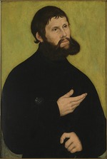 Cranach, Lucas, the Elder - Portrait of Luther (1483-1546) as Junker Jörg