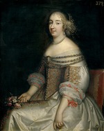 Beaubrun, Charles - Portrait of Anne Marie Louise d'Orléans (1627-1693), Duchess of Montpensier