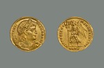 Numismatic, Ancient Coins - Solidus of Emperor Constantine I
