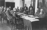 Anonymous - Meeting at the Headquarters (Stavka) of the Commander-in-chief of the Russian Imperial Army in Mogilev