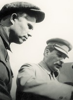 Anonymous - Joseph Stalin and Nikita Khrushchev, May 1, 1932