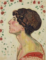 Hodler, Ferdinand - Portrait of Valentine Godé-Darel