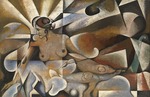 Baranov-Rossiné, Vladimir Davidovich - Femme Cubiste