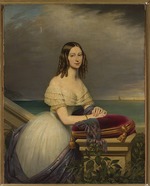 Court, Joseph-Désiré - Portrait of Countess Alexandra Potocka (1818-1892)