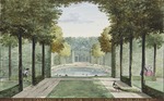 Schouman, Aert - The garden with the menagerie of the Huis Zuydwind at 's Gravenzande