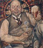 Gestel, Leo - Piet Boendermaker with beer glass