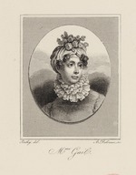 Isabey, Louis Gabriel Eugène - Portrait of the singer and composer Edmée Sophie Gail (1775-1819)