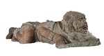 Pre-Columbian art - Sculpture of a man with attributes of jaguar