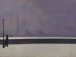 Vallotton, Felix Edouard - The Neva River, light mist