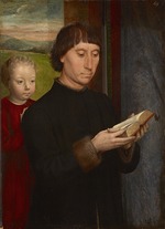 Memling, Hans - Praying man with his deceased son
