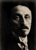 Shumov, Pyotr Ivanovich - Portrait of the writer and dramatist Boris Konstantinovich Zaytsev (1881-1972)
