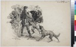 Apsit, Alexander Petrovich - Nikolai Rostov at the hunt. Illustration for the novel War and Peace by Leo Tolstoy