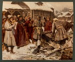 Lebedev, Klavdi Vasilyevich - Falconers at the Amusement court of Moscow in the 17th Century. From: The Grand Ducal, Tsarist and Imperial Hunting in Russia