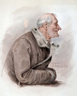 Boklevsky, Pyotr Mikhaylovich - Illustration for the poem The Dead Souls by N. Gogol