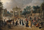 Vrancx, Sebastiaen - A Feast in an Italian Villa