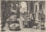 Galle, Philipp (Philips) - Flavio Gioia of Amalfi discovering the Power of the Lodestone
