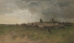 Mauve, Anton - Shepherd with his flock