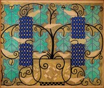 Moser, Koloman - Vine tendrils. Design for the altar frieze of the church at the Steinhof in Vienna