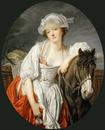 Greuze, Jean-Baptiste - The Milkmaid
