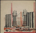 Gurevich, Mikhail Lvovich - Illustration for the children's book Kuznets Metallurgical Combine: A Socialist Giant