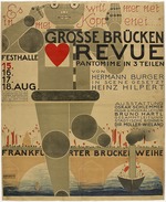 Schlemmer, Oskar - Poster for the Great bridge revue 