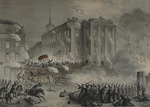 Anonymous - Barricade fighting at the Alexanderplatz in Berlin on the night of 18 to 19 March 1848