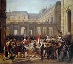 Vernet, Horace - Louis Philippe procedes from the Palais-Royal to the town hall of Paris, 31 July 1830