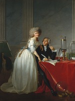 David, Jacques Louis - Antoine-Laurent Lavoisier (1743-1794) and His Wife 