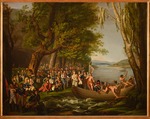 Anonymous - Napoleon Crossing the Styx and joins the Heroes of the Grande Armée, who died for France