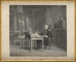 Gérard, François Pascal Simon - Louis XVIII (1755-1824) in his Study at the Tuileries
