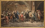 Müller, Charles Louis - The last goodbye of the Girondins